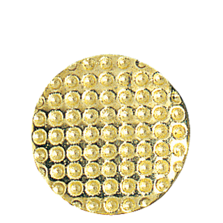 Gold Golf Ball Lapel Pin