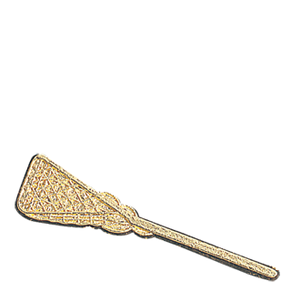 Gold Lacrosse Lapel Pin