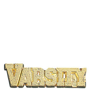 Gold Varsity Lapel Pin