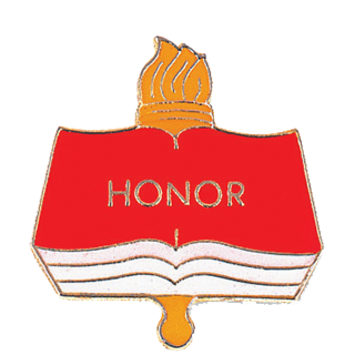 Honor Torch Scholastic Lapel Pin