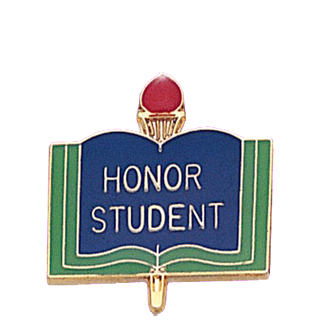 Honor Student School Lapel Pin