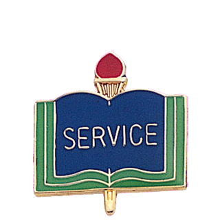 Service School Lapel Pin