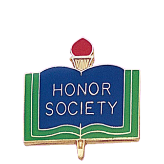 Honor Society School Lapel Pin