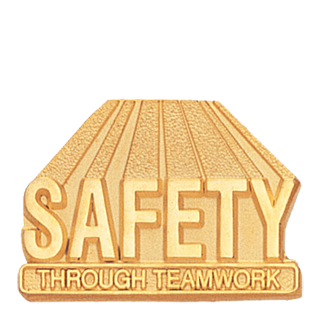 Safety Through Teamwork Lapel Pin