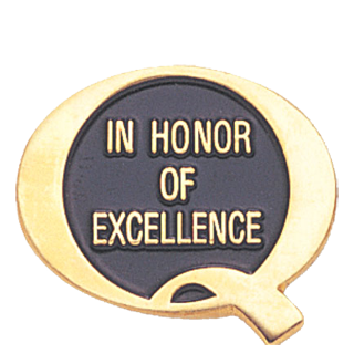 In Honor of Excellence Lapel Pin