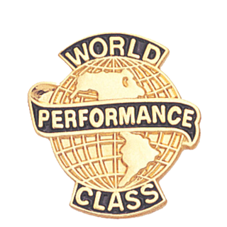World Performance Class Lapel Pin
