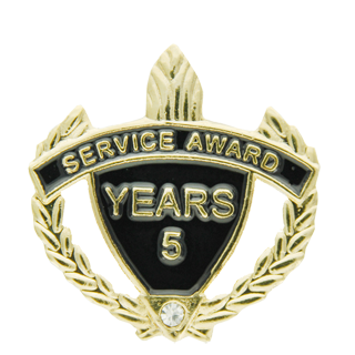 5 Years Service Award Lapel Pin