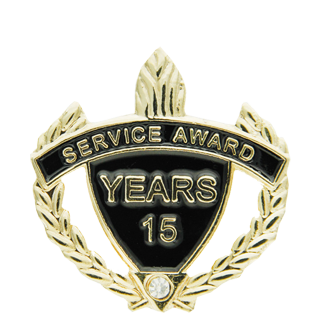 15 Years Service Award Lapel Pin