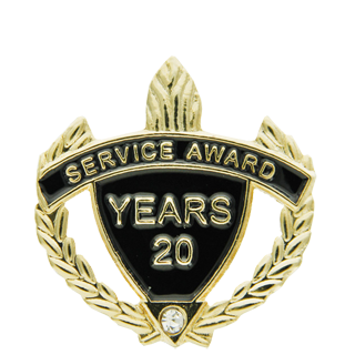 20 Years Service Award Lapel Pin