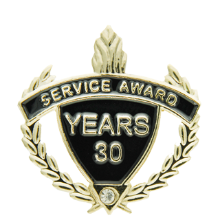 30 Years Service Award Lapel Pin