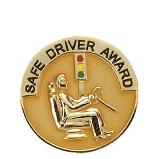 Safe Driver Award Lapel Pin