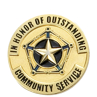 Outstanding Community Service Lapel Pin