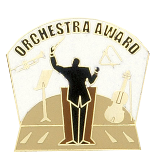 Orchestra Award Music Lapel Pin