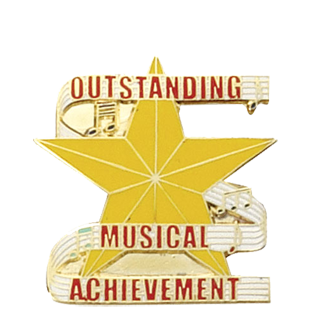Outstanding Musical Achievement Lapel Pin