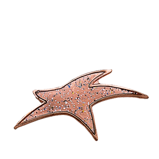 Modern Bronze Sparkle Star Lapel Pin