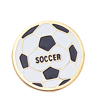 Soccer Ball Color Lapel Pin