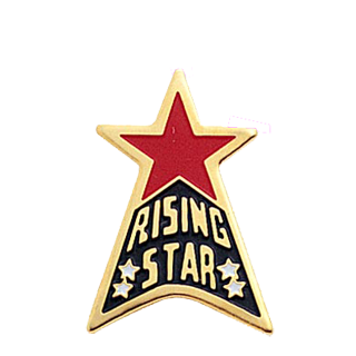 Rising Star Lapel Pin