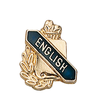 Academic English Lapel Pin