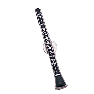 Clarinet Music Lapel Pin