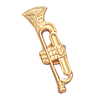 Trumpet Music Lapel Pin