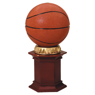 Round Colored Basketball Award - 12