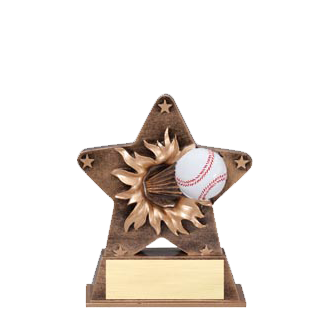 Baseball Starburst Trophy - 5.5