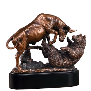 Bull and Bear Trophy - 9.5