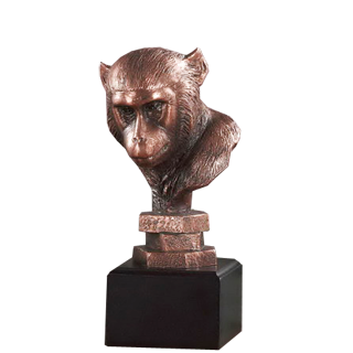 Monkey Head Trophy - 7.5
