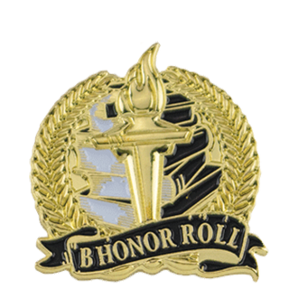 Academic B Honor Roll Lapel Pin