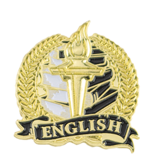 Academic English Lapel Pin