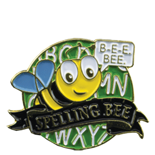 Educational Spelling Bee Pin