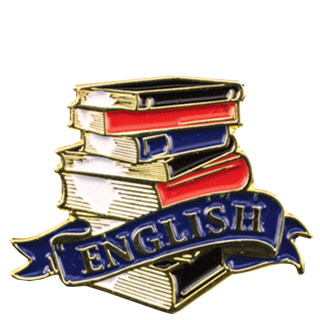 Educational English Lapel PinPin