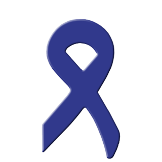 Blue Awareness Ribbon Pin